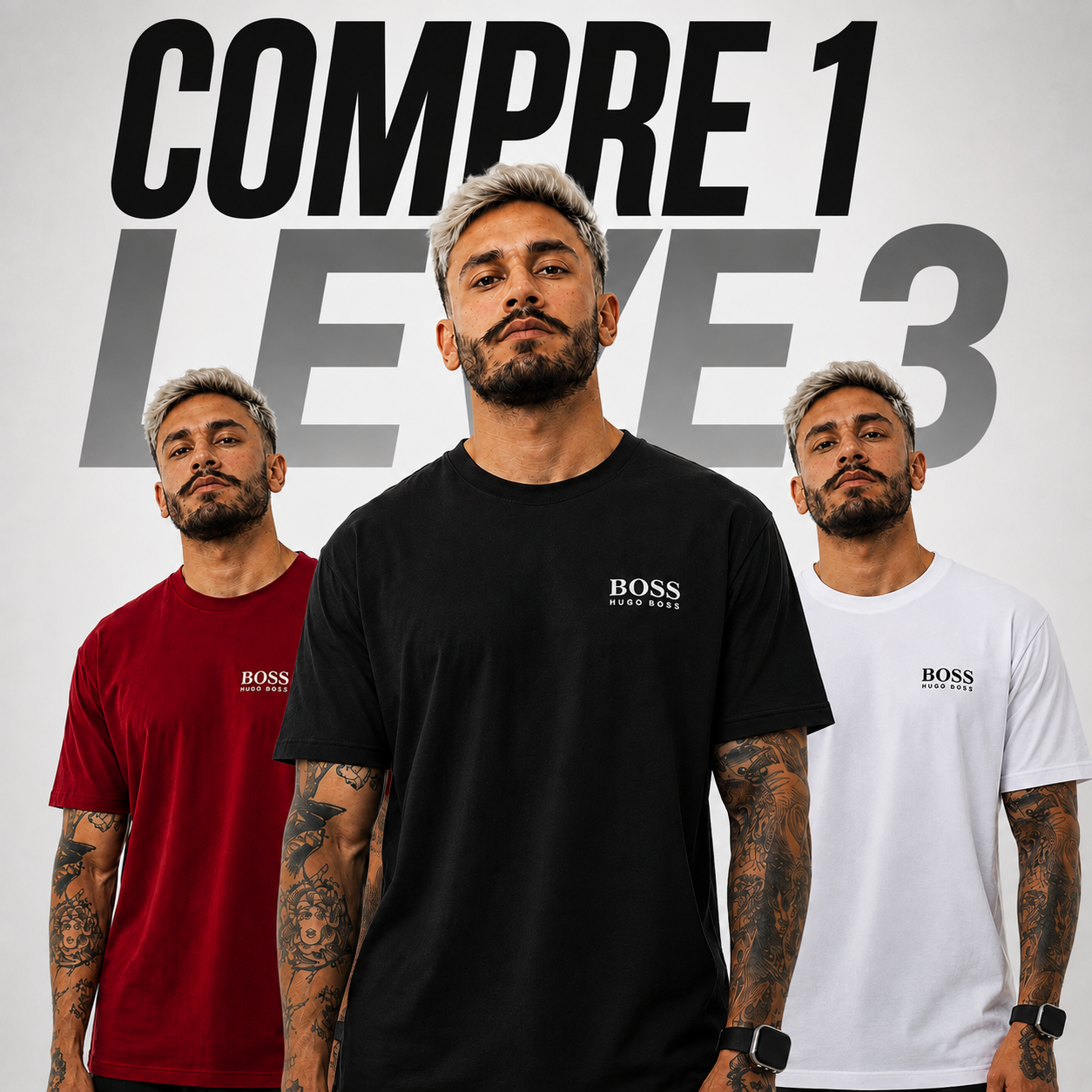Camisetas Hugo Boss Importadas 🇺🇸 Compra 1 Lleva 3